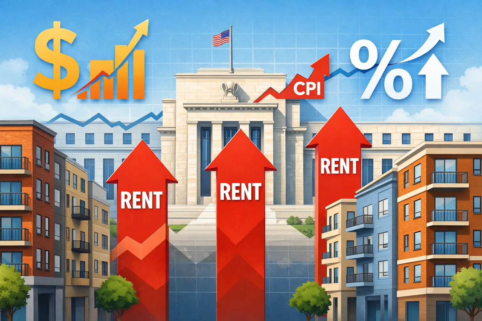 Rising Rents Threaten to Delay Rate Cuts Again